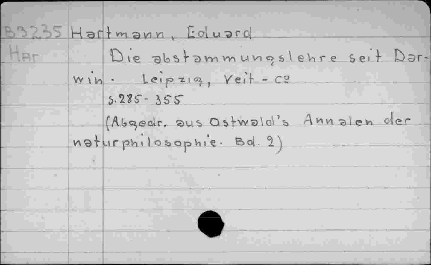 ﻿1Л N lJ	...
	
	W \ И
-	
	
	
	
	
	
	
	
	
t	a и и , Lol и э г d_

Se')- £>Эг-
I е I [=> -г I f V е I {• - с 2
J.23S-- is'$-
(As^eolr. aus O*>|-wa\c\’sj A^naieh der л г phi 1 Obophi'e • Bol.